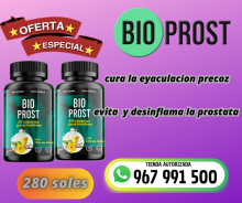 BIOPROST CURA Y DESINFLAMA LA PROSTATA